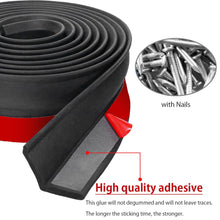 Carica l'immagine nel visualizzatore di Gallery, Guarnizione Porta Garage 3m Guarnizione Basculante Autoadesive Garageguarnizione Soglia Porta Garage Universale Con Chio