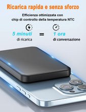 Carica l'immagine nel visualizzatore di Gallery, Power Bank Magnetico 10000mAh, Wireless Caricatore 20W Ricarica Rapida Powerbank, Caricabatterie Portatile per Magsafe, 