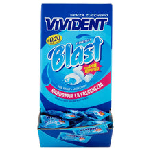 Carica l'immagine nel visualizzatore di Gallery, Vivident Fresh Blast, Chewing Gum Ripieno, Senza Zucchero, Gusto Menta, Senza Glutine, Confezione da 200 Gomme da Mastic
