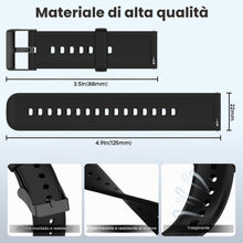 Carica l'immagine nel visualizzatore di Gallery, 3 Pezzi Cinturini in Silicone Compatibile con Amazfit Bip 5 / Bip 6 Cinturino, 22MM Braccialetto di Ricambio Impermeabil
