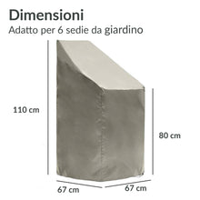 Carica l'immagine nel visualizzatore di Gallery, Chefarone Copertura Sedie da Giardino Impermeabile 420D