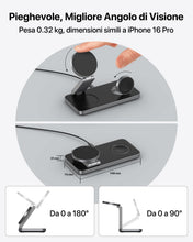 Carica l'immagine nel visualizzatore di Gallery, 3 in 1 Caricatore Wireless per iPhone 15W Compatibile con Mag-safe,Stazione Ricarica per Apple Wireless Charger Rapida p