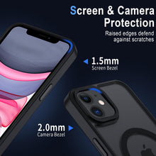 Carica l'immagine nel visualizzatore di Gallery, XTCASE Cover Magnetica per iPhone 11 Traslucida Opaca, Nero