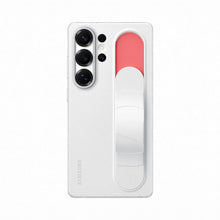 Carica l'immagine nel visualizzatore di Gallery, Samsung Standing Grip Case cover con cinturino e funzione cavalletto per Galaxy S25 Ultra, White