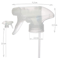 Carica l'immagine nel visualizzatore di Gallery, com-four® 10x Accessorio per flaconi Spray - Testina Spray in plastica Riciclata - spruzzatore con Filetto - Ricambio Sp