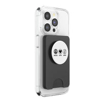 Carica l'immagine nel visualizzatore di Gallery, Pace Amore E Cani Semplice Estetica PopSockets PopWallet per MagSafe