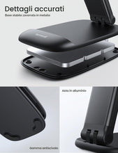 Carica l'immagine nel visualizzatore di Gallery, Lamicall Supporto Telefono Regolabile, Dock Telefono - [Design Pieghevole]