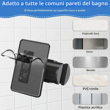 Carica l'immagine nel visualizzatore di Gallery, Supporto Soffione Doccia, Regolabile Ricambio Porta per Doccetta con Angolo Adesivo, Impermeabile Supporto per Doccia Re