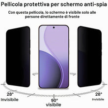 Carica l'immagine nel visualizzatore di Gallery, Privacy Pellicola Protettiva per Oppo Reno 14F 5G/4G/Oppo Reno 14 FS 5G