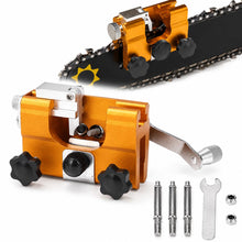 Carica l'immagine nel visualizzatore di Gallery, Topolenashop Affilatore Manuale Portatile per Catena Motosega 1/4" e 3/8" – Strumento in Acciaio Inox e Alluminio per Mo
