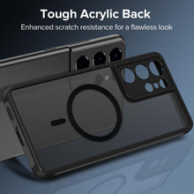 Carica l'immagine nel visualizzatore di Gallery, iVoler Cover Magnetica per Samsung Galaxy S21 Ultra 5G, [Compatibile con MagSafe] [Protezione Antiurto di Grado Militare