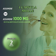 Carica l'immagine nel visualizzatore di Gallery, PEA Liposomiale 1100mg – Palmitoiletanolamide Micronizzata con Luteolina (Confezione da 1)