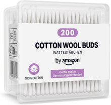 Carica l'immagine nel visualizzatore di Gallery, by Amazon Cotton Fioc, 100% Cotone, 200 Pezzi
