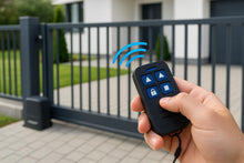 Carica l'immagine nel visualizzatore di Gallery, Kit radio universale 12-30V AC/DC con 2 telecomandi per Automazione Cancelli, tende, luci, comando wireless 433.92 MHz, 