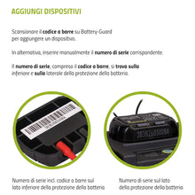 Carica l'immagine nel visualizzatore di Gallery, intAct Battery-Guard, monitor per batterie per il monitoraggio Bluetooth di batterie al piombo e al litio da 12 V, con v