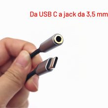 Carica l'immagine nel visualizzatore di Gallery, JZK 2X 10CM adattatore USB C a jack da 3,5 mm, AUX a USB C, adattatore Tipo C a jack per cuffie, per iPhone 15/Plus/Pro/