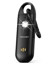 Carica l'immagine nel visualizzatore di Gallery, TECKNET Allarme Personale da Donna, Allarme Tascabile con Sirena da 130 dB e Luce di Segnalazione a LED, Autodifesa Rica