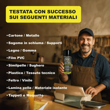 Carica l'immagine nel visualizzatore di Gallery, ENJOY TECH - Colla Extraforte Spray 400ML | Per Tessuti, Plastica, Legno, Auto e Metalli | Applicazione Permanente | Res