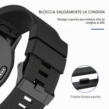 Carica l'immagine nel visualizzatore di Gallery, Mugust 6 passanti per orologio, 20 mm, in silicone per Garmin Vivoactive 5/3, Garmin Venu Sq/Venu Sq 2/Sq 2 Music/Venu 2