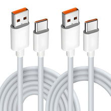 Carica l'immagine nel visualizzatore di Gallery, 2 Pezzi 120W Cavo USB Type-C (1M+2M) per Xiaomi Mi14 14 Ultra 13 Pro 12 12T 11,6A Cavi USB C Ricarica Rapida per Redmi K