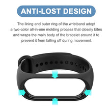 Carica l'immagine nel visualizzatore di Gallery, BANGTING 20 Pezzi Cinturino Compatibile con Xiaomi Mi Band 4 / Xiaomi Mi Band 3, Braccialetto Ricambio Bracciali Cover M