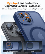 Carica l'immagine nel visualizzatore di Gallery, CANSHN Cover Magnetica per iPhone 13(6,1 Pollici), Compatibile con MagSafe, [Protezione Completa Della Fotocamera], Cust