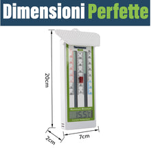 Carica l'immagine nel visualizzatore di Gallery, Termometro digitale massimo-minimo per serra, giardino, al chiuso o all’aperto, impermeabile IP65