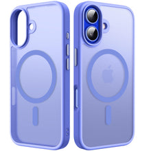 Carica l'immagine nel visualizzatore di Gallery, Natiiozie Magnetica Cover Compatibile con iPhone 16 Compatibile con MagSafe Custodia Traslucida Opaca Posteriore,Anti-im