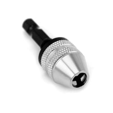 Carica l'immagine nel visualizzatore di Gallery, QWORK Mandrino, Esagonale 1/4" con Codolo Esagonale 6.5mm, 2 Pz