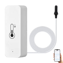 Carica l'immagine nel visualizzatore di Gallery, Sensore Termometro Igrometro WiFi: Termometro Igrometro Smart Wlan Con Sensore Esterno, Interno Esterno per Congelatore,