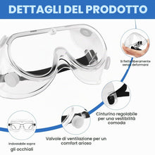 Carica l'immagine nel visualizzatore di Gallery, Ainiv Occhiali di Sicurezza Antiappannamento