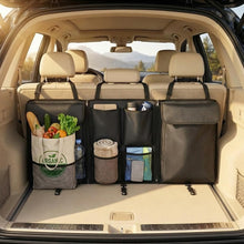 Carica l'immagine nel visualizzatore di Gallery, QWORK® Borsa Organizer per Bagagliaio Auto, Impermeabile, Grande Capacità, 600D Telone, Multi-Tasca Portaoggetti per SUV