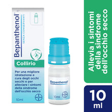 Carica l'immagine nel visualizzatore di Gallery, Bepanthenol Collirio, Lacrime Artificiali Occhi Secchi, Ialuronico, 10ml