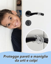 Carica l'immagine nel visualizzatore di Gallery, VABNEER 10 Paracolpi Porta in Silicone, Fermaporta Maniglia a Doppio Foro
