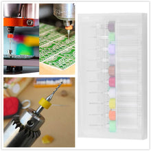 Carica l'immagine nel visualizzatore di Gallery, Kit Mini Trapano a Mano 20 pezzi Punte da PCB Micro,Mini Trapano 0,1mm a 1,0mm e 1,1mm a 2,0mm Punte Elicoidale Twist Dr