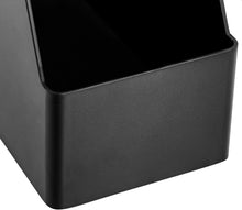 Carica l'immagine nel visualizzatore di Gallery, Amazon Basics Plastic Organizer - Portariviste, confezione da 2, Nero