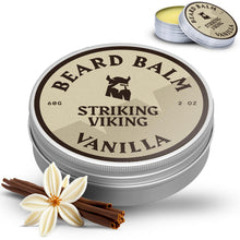 Carica l'immagine nel visualizzatore di Gallery, Striking Viking Balsamo per barba da uomo, Beard Balm – Balsamo per barba Leave-in con burro di karitè, tea tree, argan 