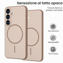 Carica l'immagine nel visualizzatore di Gallery, Cover per Samsung Galaxy S25 Compatibile con MagSafe Cachi‌