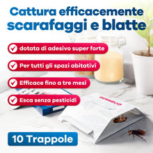 Carica l'immagine nel visualizzatore di Gallery, Gerobug Trappole Scarafaggi e Blatte Adesive Senza Insetticidi - 12 Pezzi