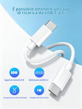 Carica l'immagine nel visualizzatore di Gallery, SCHITEC Caricatore USB C, 45W PD Rapido Caricabatterie con Spia Luminosa e Cavo, 2 Porte USB-A + USB-C Caricatore Cellul