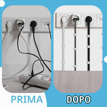 Carica l'immagine nel visualizzatore di Gallery, Clip Fermacavi: 100 Pezzi Bianchi Formato Rotondo 8Mm. Per Fissaggio Cavi Elettrici Murali. Graffette E Clip Organizzazi