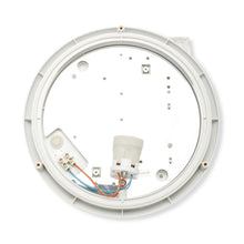 Carica l'immagine nel visualizzatore di Gallery, Velamp PTLEDIK-E27 Applique a Parete/plafoniera Tonda 27cm. in PC infrangibile IK10. Attacco E27, Compatibile LED, Max 6