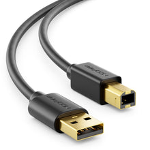 Carica l'immagine nel visualizzatore di Gallery, deleyCON 3,0m Cavo Stampante USB 2.0 Cavo Scanner USB-A a USB-B - Nero