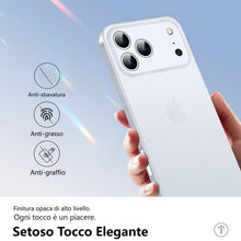 Carica l'immagine nel visualizzatore di Gallery, FAOMSEBS Cover per iPhone 18 Pro, Cover Opaco Traslucido Sottile