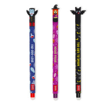 Carica l'immagine nel visualizzatore di Gallery, Legami - Set di 3 Penne Gel Cancellabili, The Boo Crew, Penne con Inchiostro Cancellabile Termosensibile, Nero, Viola, Rosso, Erasable Pen Halloween, Cancella Senza Consumare il Foglio