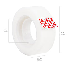 Carica l'immagine nel visualizzatore di Gallery, Amazon Basics Nastro tecnico per riparazioni con finitura opaca, nastri di ricarica da 19 mm x 25,4 m - Confezione da 6,