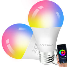 Carica l'immagine nel visualizzatore di Gallery, ANTELA Lampadine Alexa E27 Smart WiFi LED 9 W 806 lm