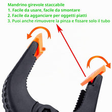 Carica l'immagine nel visualizzatore di Gallery, CESFONJER 20 pcs Set Morsetti a Molla in Nylon Multifunzionale, Mini Clip per Foto da Sfondo per Studi, Lavorazione di L