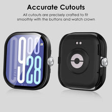 Carica l'immagine nel visualizzatore di Gallery, iVoler 3 Pezzi Cover con Vetro Temperato per Xiaomi Redmi Watch 5 / Redmi Watch 4, Copertura Completa Custodia Rigida PC