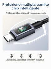 Carica l'immagine nel visualizzatore di Gallery, UGREEN Nexode Cavo USB C PD 3.1 240W con Display Digitale a LED (1M)